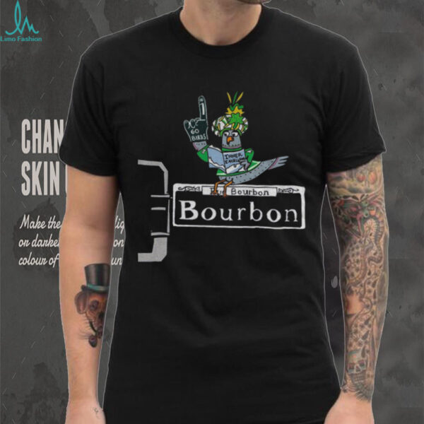 Pigeon Mexico Philadelphia Eagles Football NFL Go Birds Bourbon cartoon shirt