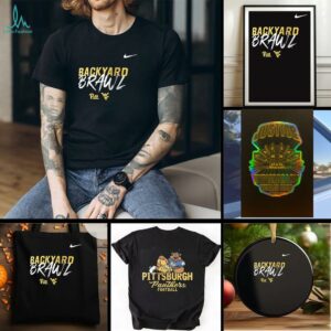 Pittsburgh Panthers Backyard Brawl Pitt mascot vintage shirt