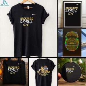 Pittsburgh Panthers Backyard Brawl Pitt mascot vintage shirt