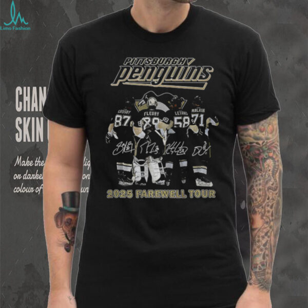 Pittsburgh Penguins Hockey 2025 Farewell Tour signature shirt
