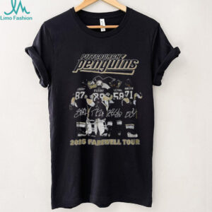 Pittsburgh Penguins NHL Hockey 2025 Farewell Tour signatures shirt