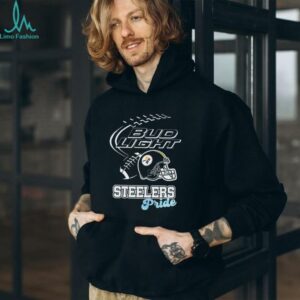Pittsburgh Steelers Bud Light pride helmet shirt
