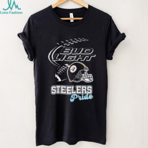 Pittsburgh Steelers Bud Light pride helmet shirt