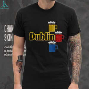 Pittsburgh Steelers Dublin beers shirt