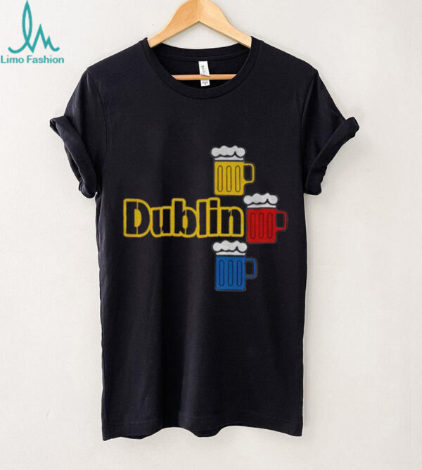 Pittsburgh Steelers Dublin beers shirt