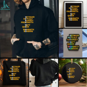Pittsburgh Steelers Football Here We Go Names t shirt