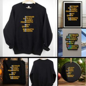 Pittsburgh Steelers Football Here We Go Names t shirt