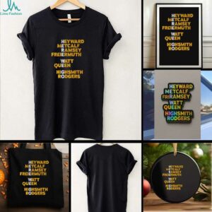 Pittsburgh Steelers Football Here We Go Names t shirt