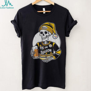 Pittsburgh Steelers Skeleton tis the season Halloween shirt