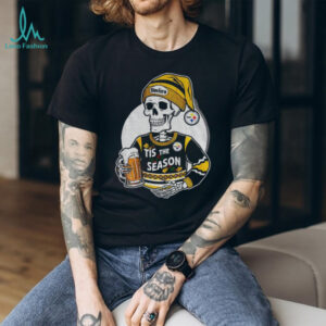 Pittsburgh Steelers Skeleton tis the season Halloween shirt