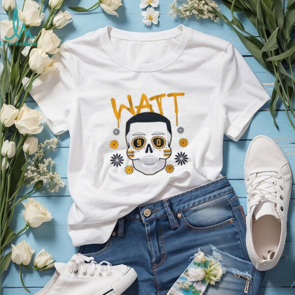 Pittsburgh Steelers T.J. Watt Sugar Skull Floral Remix shirt