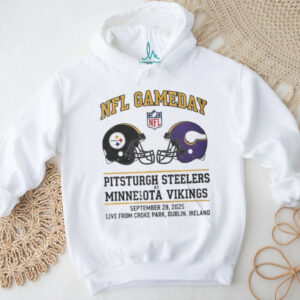 Pittsburgh Steelers vs Minnesota Vikings Sep 28 2025 Croke Park Gameday shirt