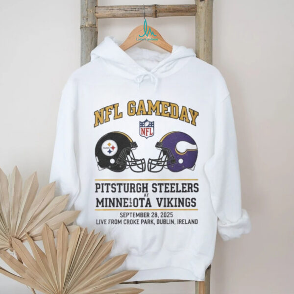 Pittsburgh Steelers vs Minnesota Vikings Sep 28 2025 Croke Park Gameday shirt