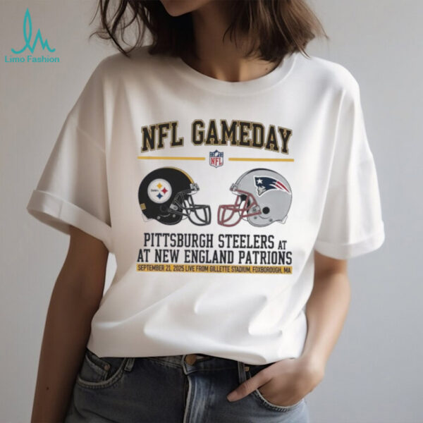 Pittsburgh Steelers vs New England Patriots Sep 21 2025 Gillette Stadium Gameday shirt