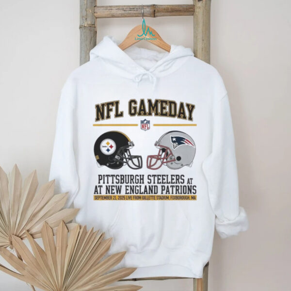 Pittsburgh Steelers vs New England Patriots Sep 21 2025 Gillette Stadium Gameday shirt