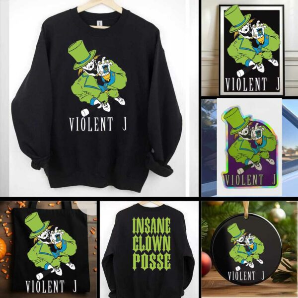 Purple OG Cartoon Violent J Shirt