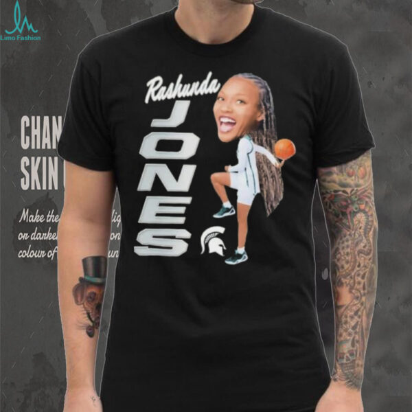 Rashunda Jones Michigan State Spartans Elevated Caricature shirt