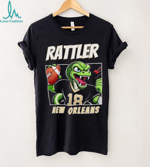 Rattler New Orleans Saints logo football player shirt