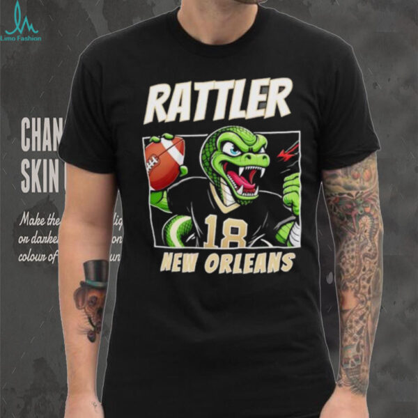 Rattler New Orleans Saints logo football player shirt