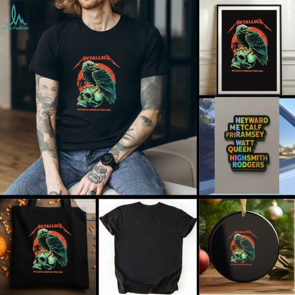Raven skull M72 North American Tour 2025 t shirt