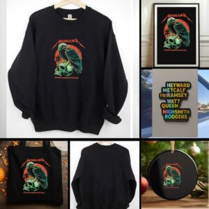 Raven skull M72 North American Tour 2025 t shirt