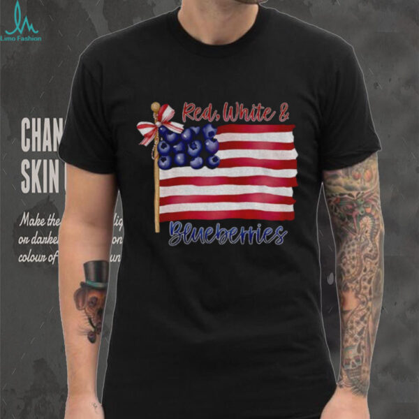 Red White and Blueberries Charlie Kirk 1993 2025 Memorial Freedom USA shirt