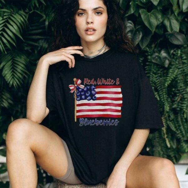 Red White and Blueberries Charlie Kirk 1993 2025 Memorial Freedom USA shirt