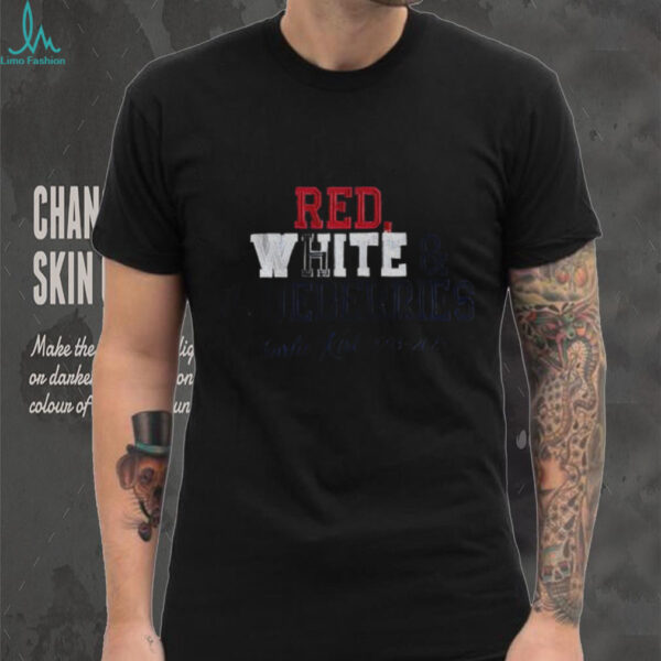 Red white and blueberries Charlie Kirk 1993 2025 memorial freedom shirt
