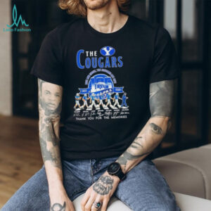 Rise and shout the Cougars are out 105 seasons Lavell Edwards and legends abbey road signatures shirt