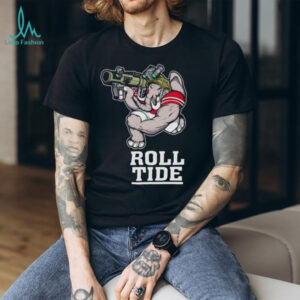 Roll Tide Alabama Elephant Military Rocket Launcher shirt