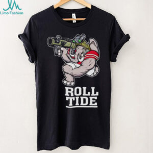 Roll Tide Alabama Elephant Military Rocket Launcher shirt