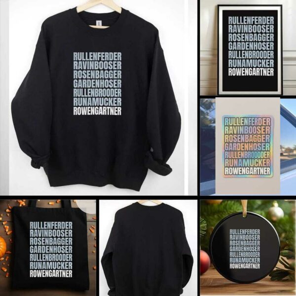 Rookie of the Year Henry Rowengartner rullenferder ravinbooser rosenbagger gardenhoser rullenbrooder runamucker shirt