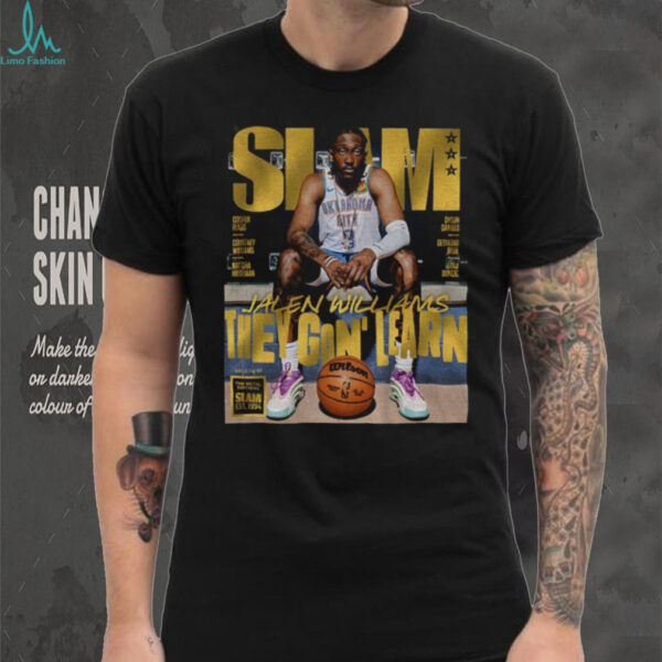 SLAM Jalen Williams They Gon’ Learn Oklahoma City Thunder NBA All Star shirt