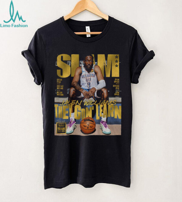 SLAM Jalen Williams They Gon’ Learn Oklahoma City Thunder NBA All Star shirt