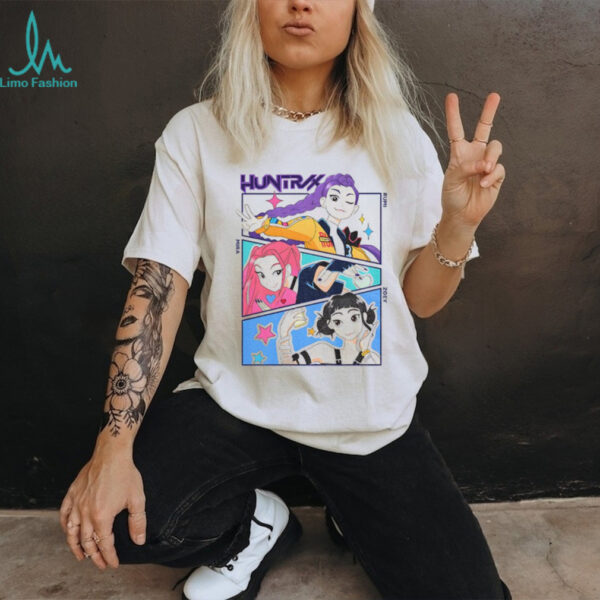 Saja Girls Mira Rumi Zoey Huntrix Kpop Demon Hunters shirt
