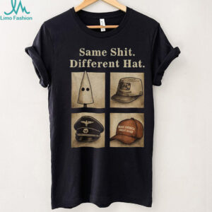 Same shit different hat maga red hat vintage poltical shirt