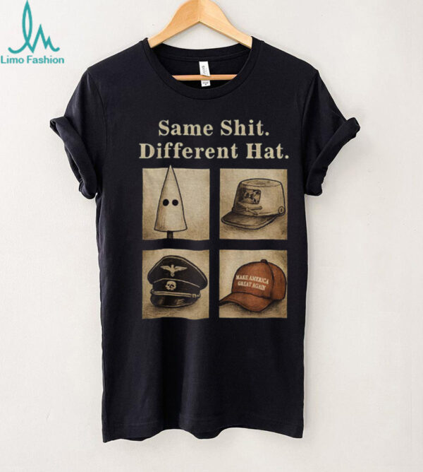 Same shit different hat maga red hat vintage poltical shirt