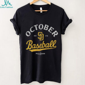San Diego Padres October baseball 2025 MLB Postseason shirt