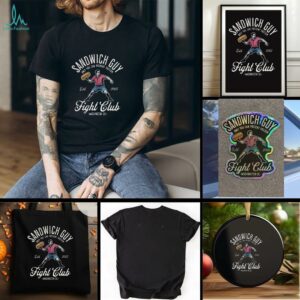Sandwich guy only you can prevent fascism estd 2025 Fight club Washington DC t shirt