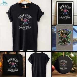 Sandwich guy only you can prevent fascism estd 2025 Fight club Washington DC t shirt