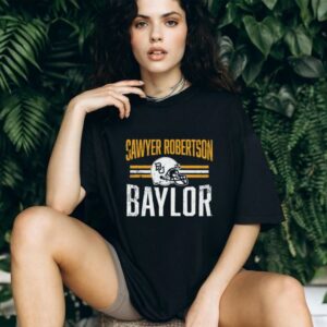 Sawyer Robertson Baylor Bears football helmet shirt