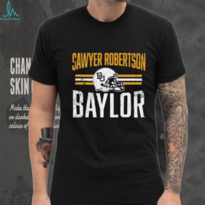 Sawyer Robertson Baylor Bears football helmet shirt