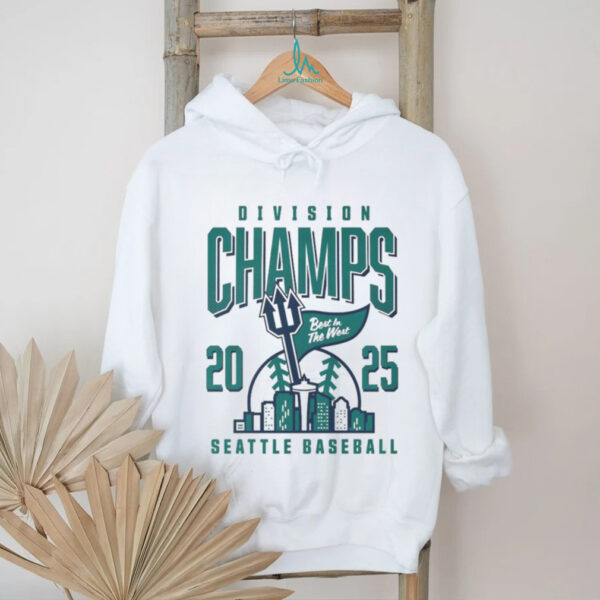 Seattle Baseball Best In The West Division Champions 2025 Shirt
