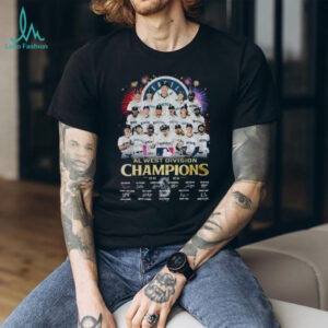 Seattle Mariners Baseball AL West Division Champions MLB 2025 signatures poster shirt