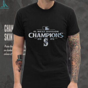 Seattle Mariners MLB Baseball AL West Champs Postseason 2025 logo shirt