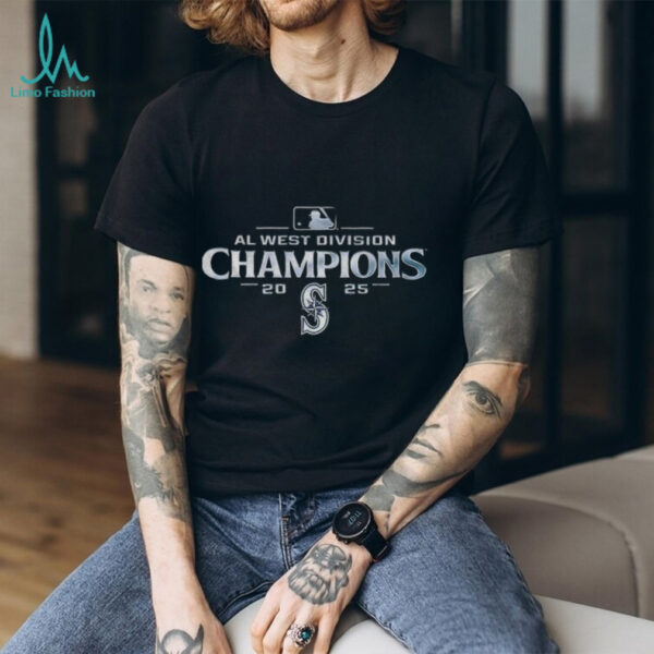 Seattle Mariners MLB Baseball AL West Champs Postseason 2025 logo shirt