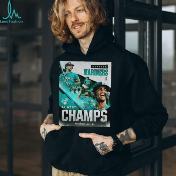Seattle Mariners MLB Baseball Players AL West Champs Postseason 2025 poster shirt