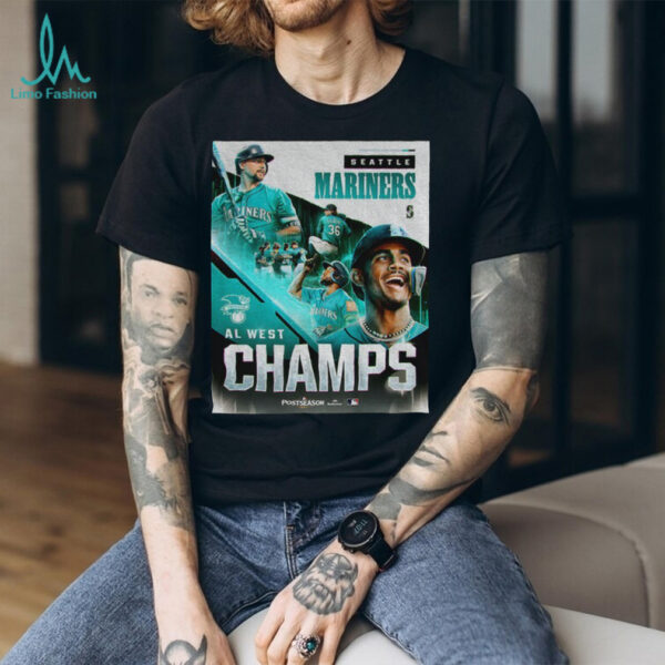 Seattle Mariners MLB Baseball Players AL West Champs Postseason 2025 poster shirt