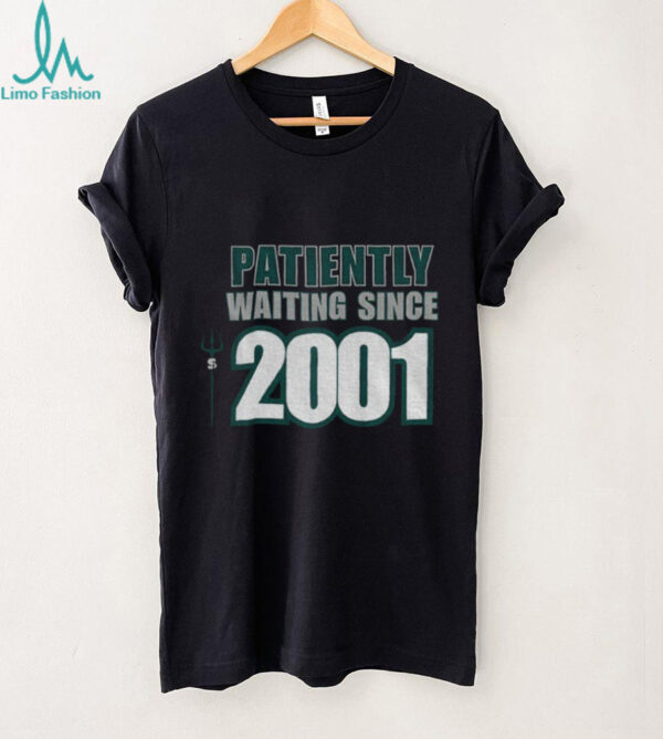 Seattle Mariners Seattle Baseball AL West Title Patiently Waiting Since 2001 shirt
