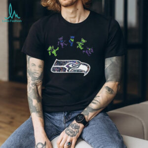 Seattle Seahawks x Grateful Dead night 2025 bears logo shirt